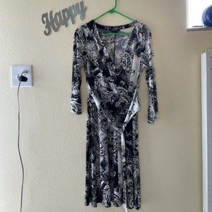 Beautiful BCBG MAXAZARIA Mock wrap dress Sz Small